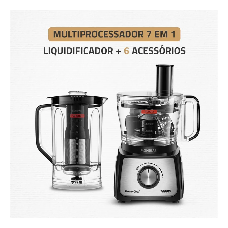 Jarra de 3,2 L do Mondial Turbo Chef