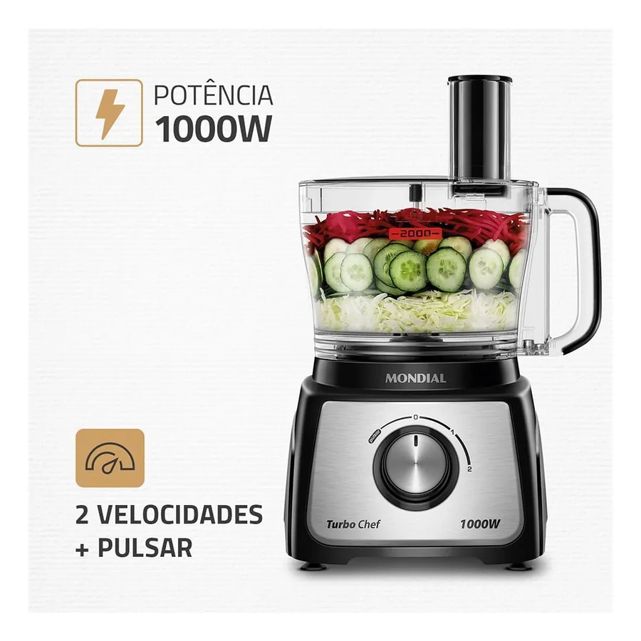 Multiprocessador Mondial Turbo Chef, imagem 4