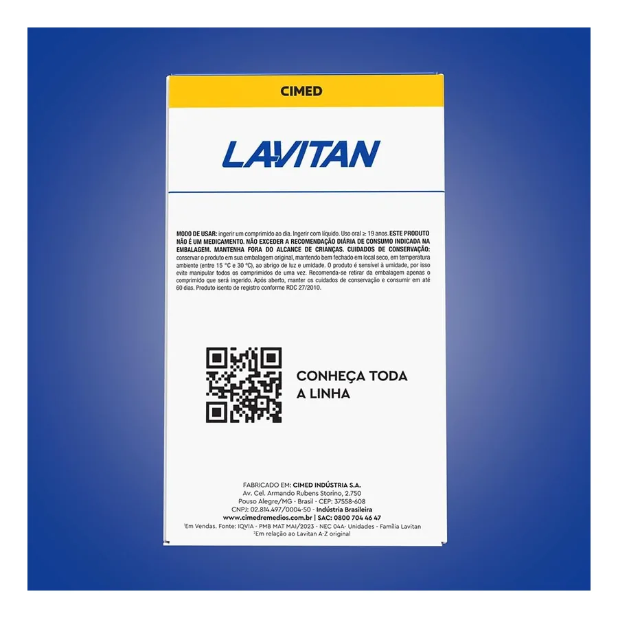 Multivitamínico Lavitan AZ Para Homem, imagem 3