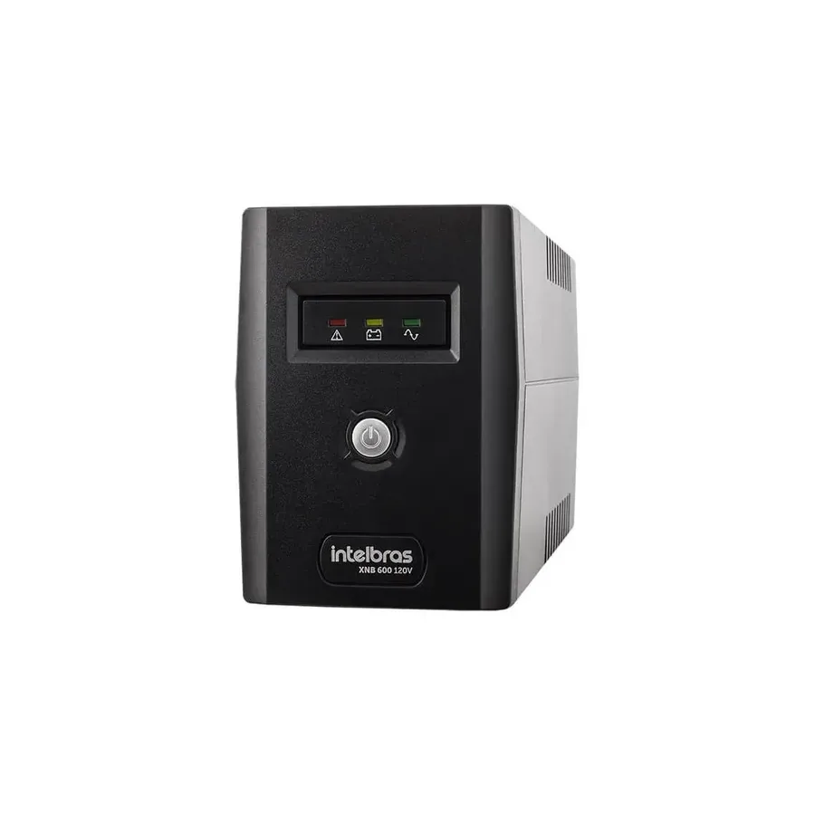 Painel e LEDs do Nobreak Intelbras XNB 600