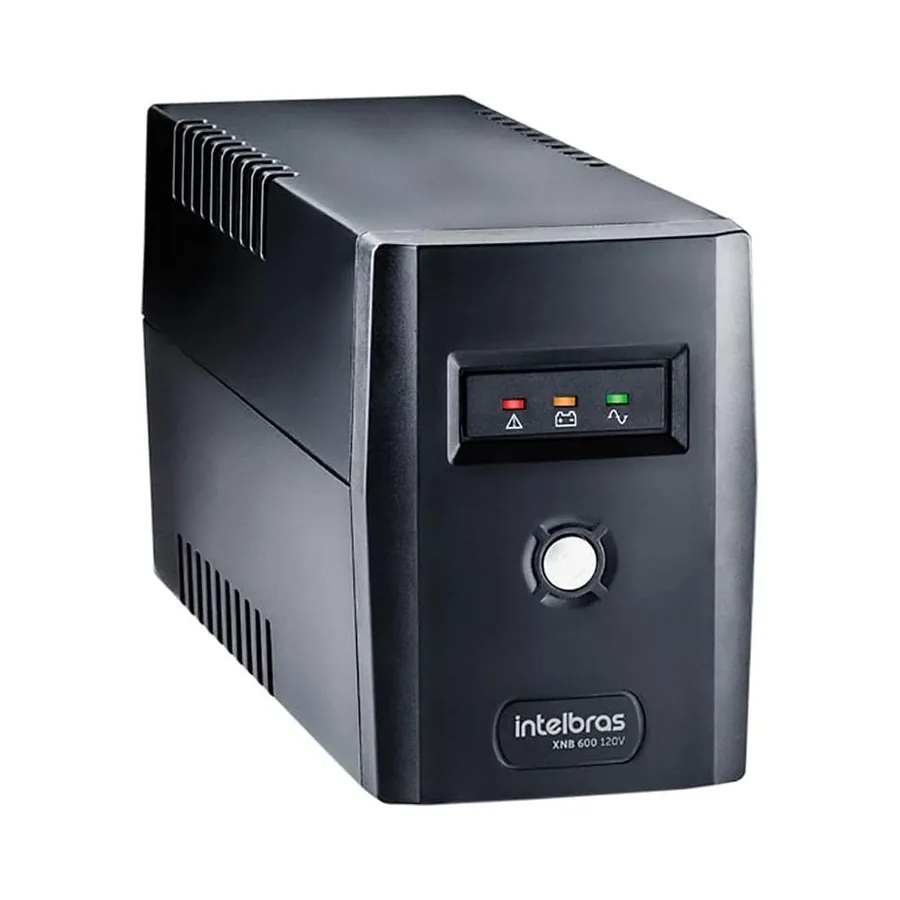 Nobreak Intelbras XNB 600 instalado com roteador