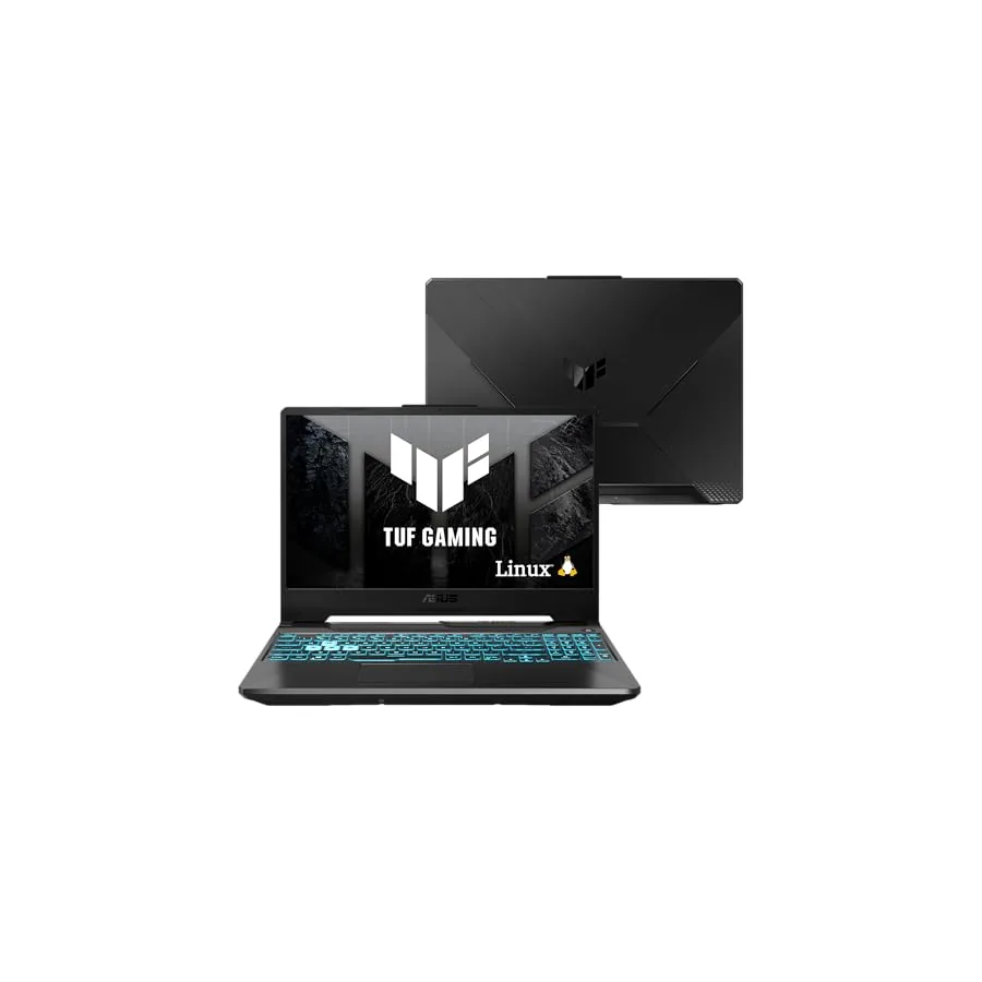 Lateral do ASUS TUF A15 mostrando entradas