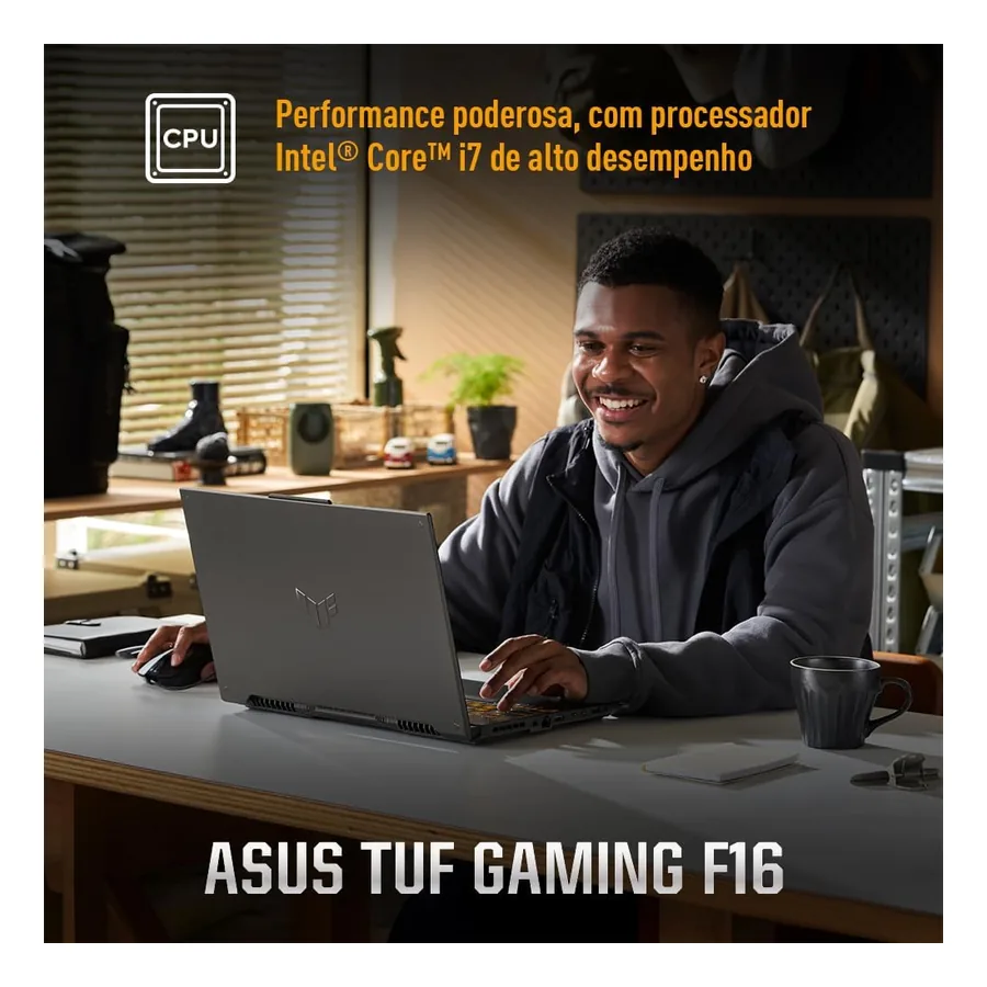 Notebook Gamer ASUS TUF Gaming F16, imagem 4