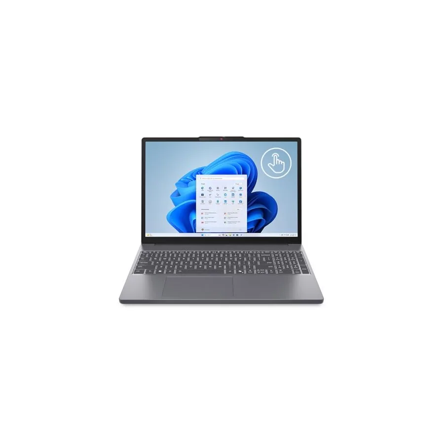 Notebook Lenovo IdeaPad Slim 3 vista aberta