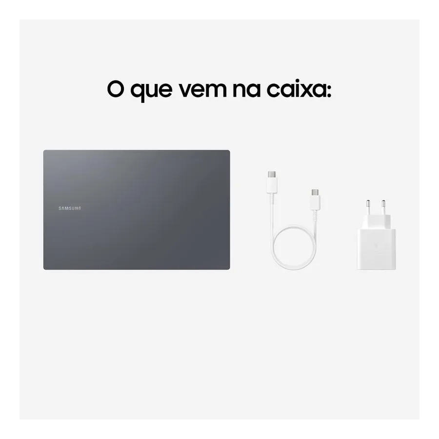 Galaxy Book4 em perfil fino