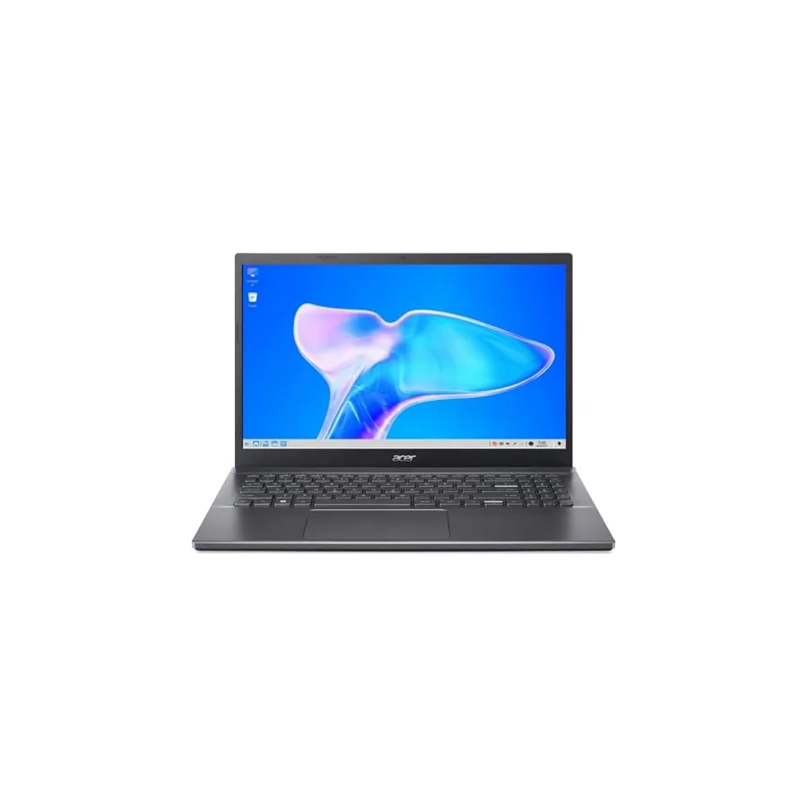 Acer A515-57 aberto apresentando tela