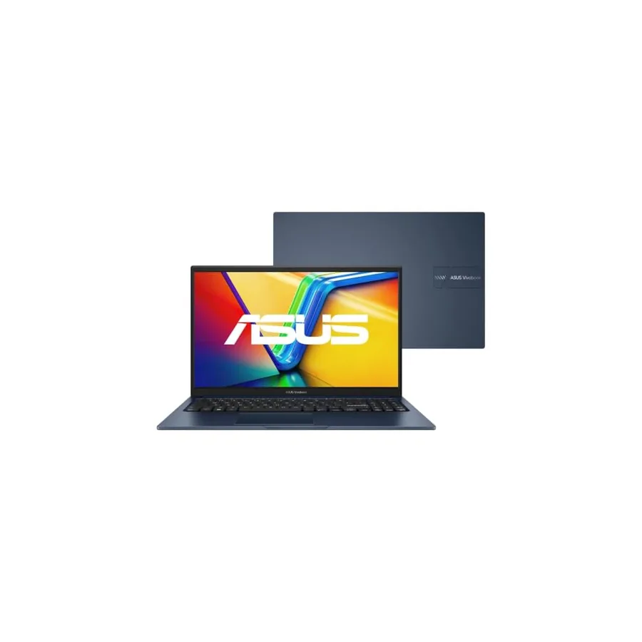 ASUS Vivobook 15 com tampa azul