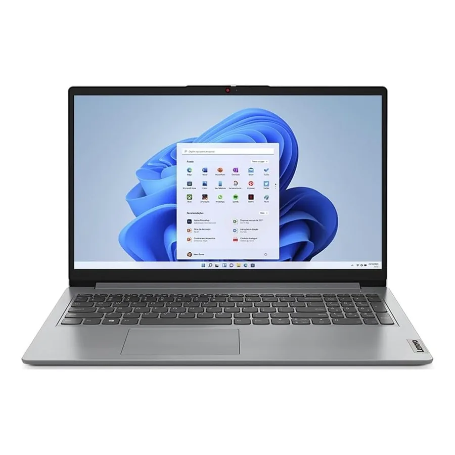 Perfil e acabamento do Lenovo IdeaPad 1