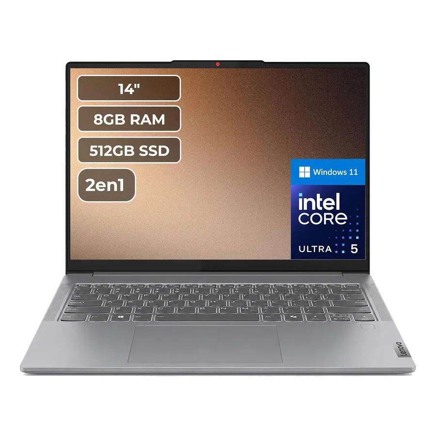 Lenovo IdeaPad 5i em modo tablet com tela touch