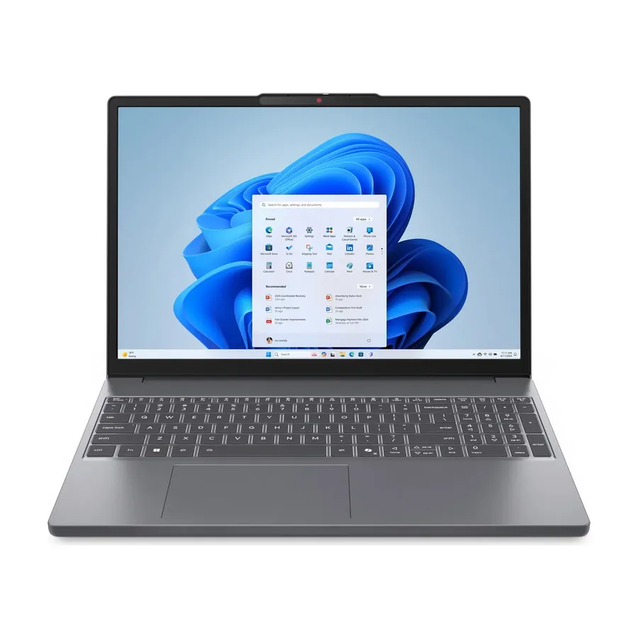 Notebook Lenovo IdeaPad Slim 3 15IRH10 aberto