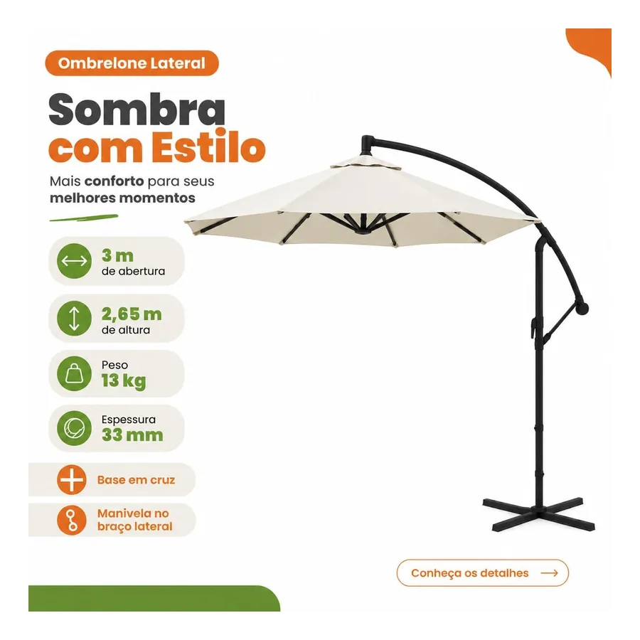 Ombrelone Yayo Articulado, imagem 4