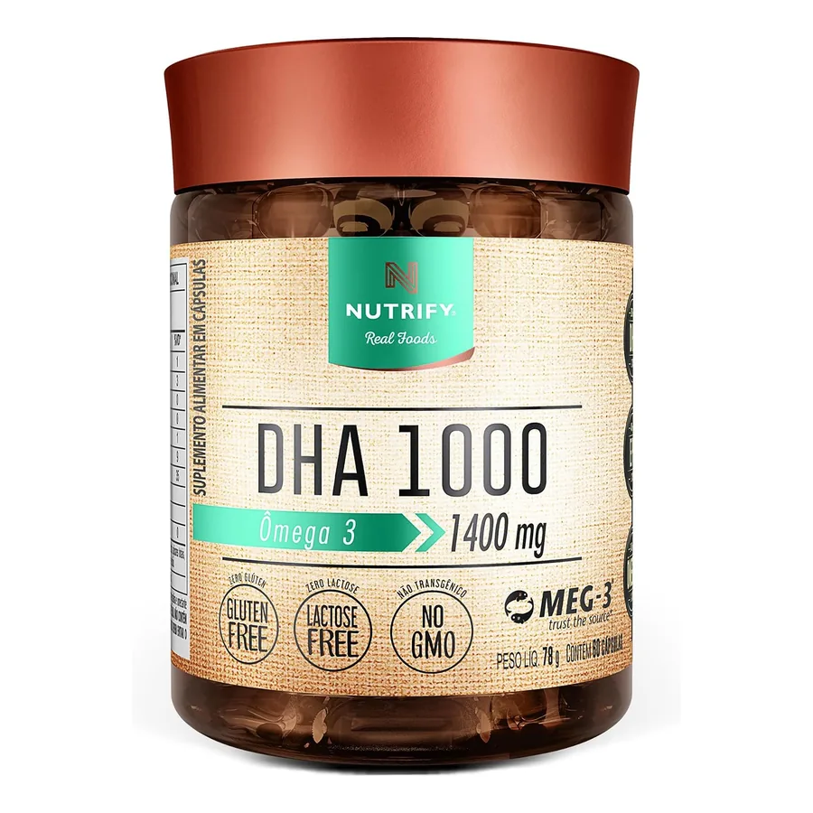 Frasco Ômega 3 Nutrify 60 cápsulas