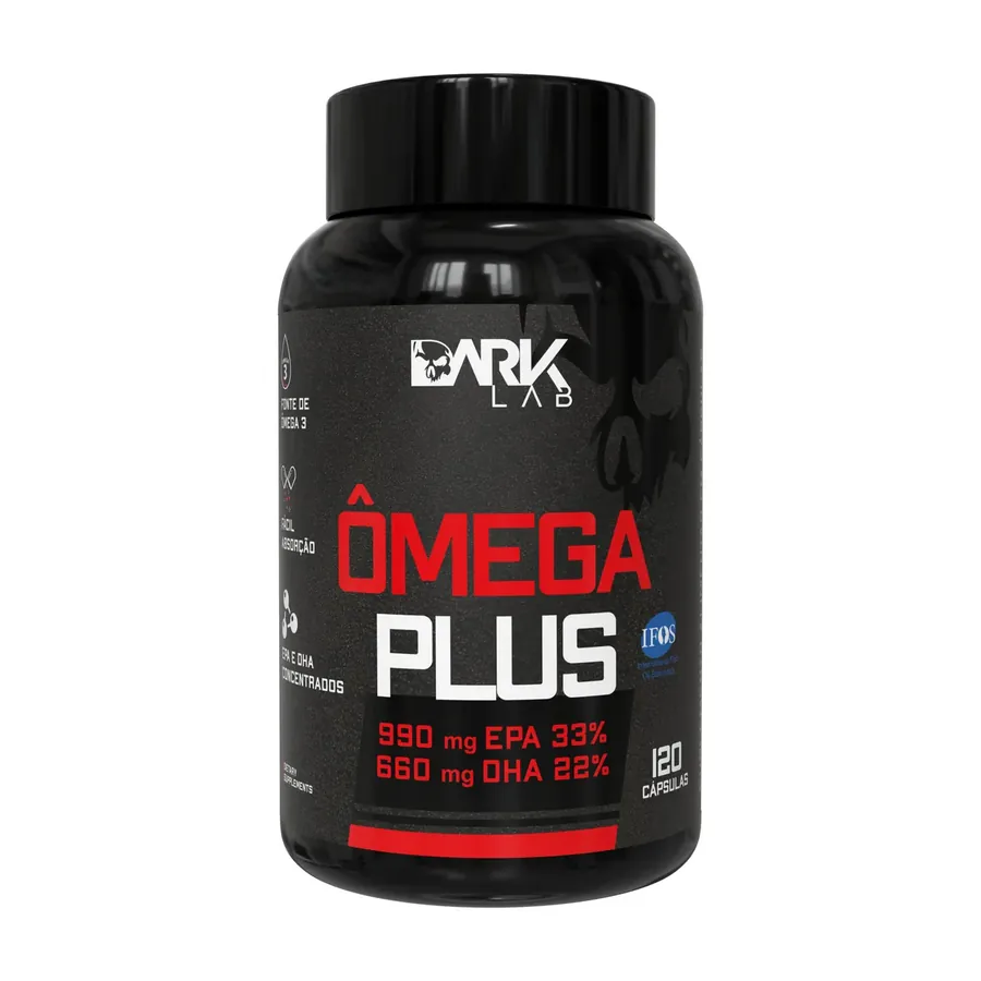 Frasco Ômega 3 Dark Lab Omega Plus
