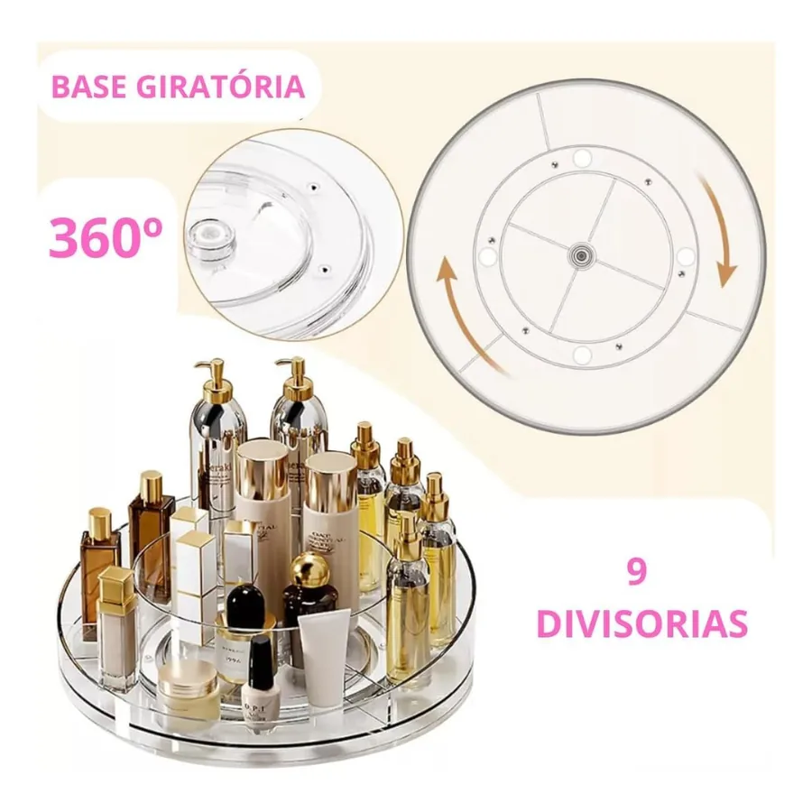 Organizador de Maquiagem Chic Habitat, imagem 3