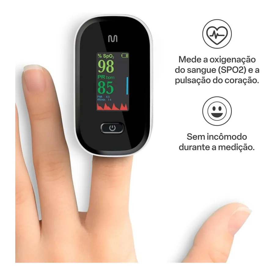 Oxímetro de Dedo Vital Check Multi HC276, imagem 2