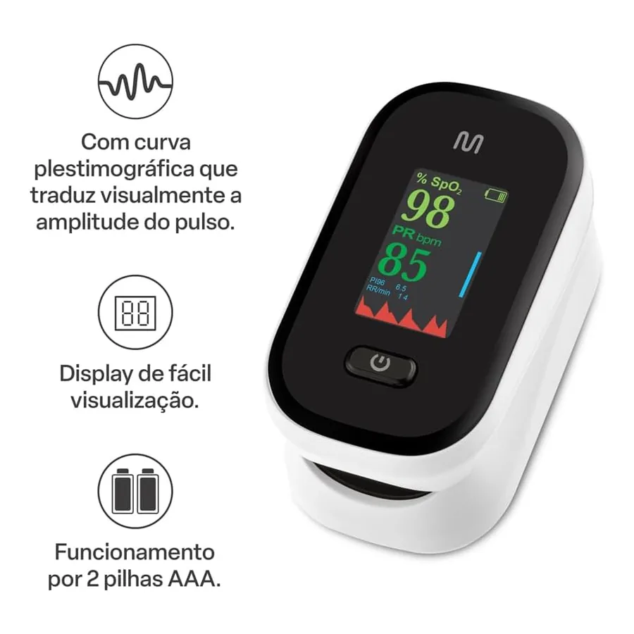 Oxímetro de Dedo Vital Check Multi HC276, imagem 3