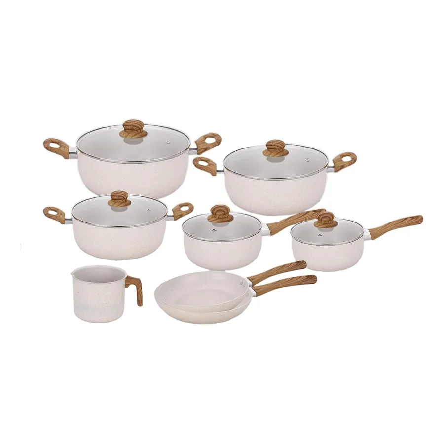 Conjunto Casambiente Sahara 8 peças bege