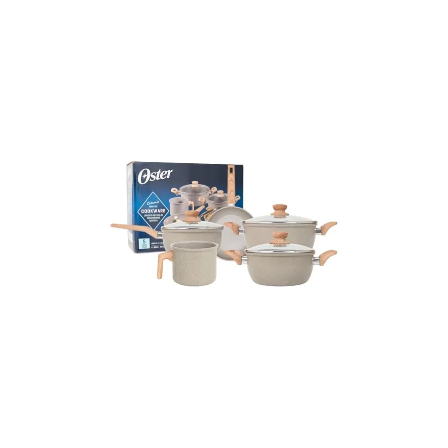 Jogo de Panela de Cerâmica Oster Marble Edition, imagem 2