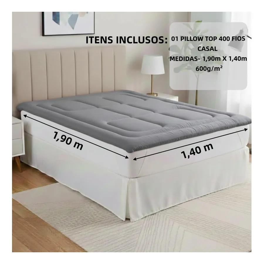 Pillow Top Reis F.V Enxovais ‎, imagem 3