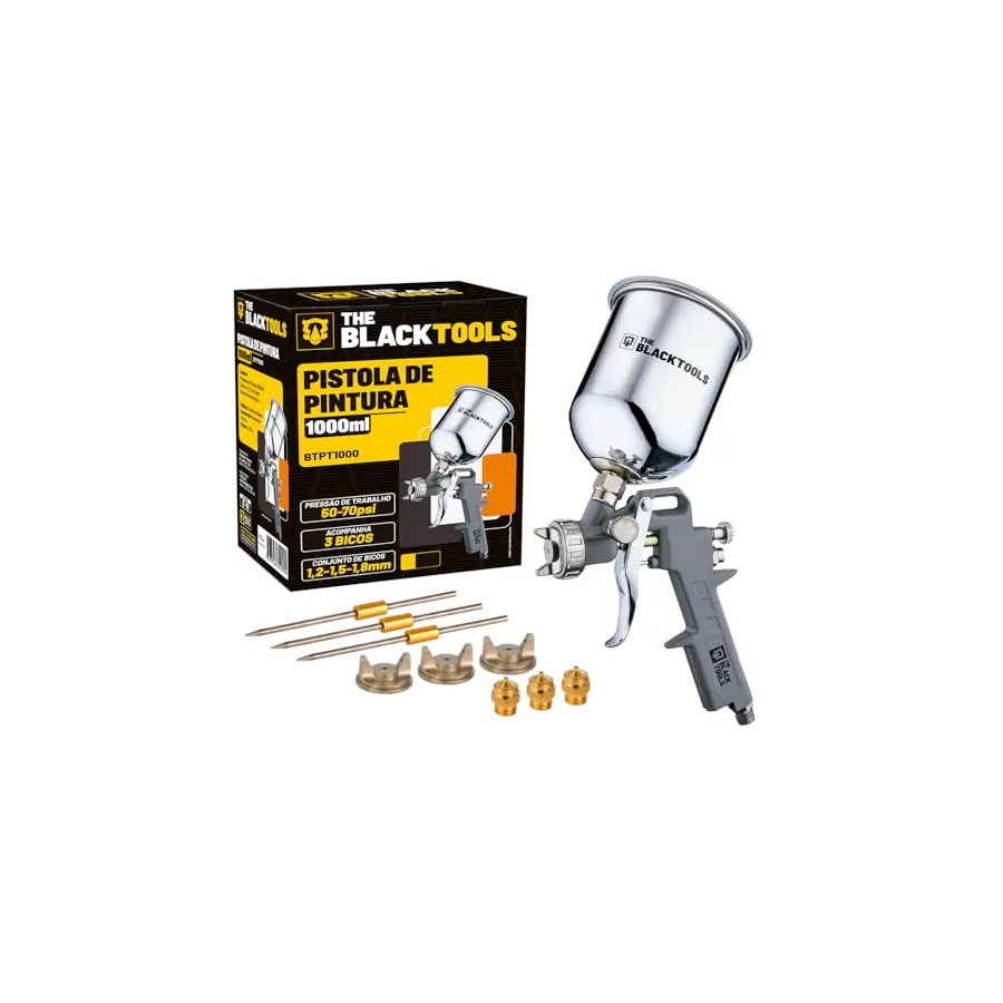 Black Tools BTPT1000 com tanque de 800 cm3