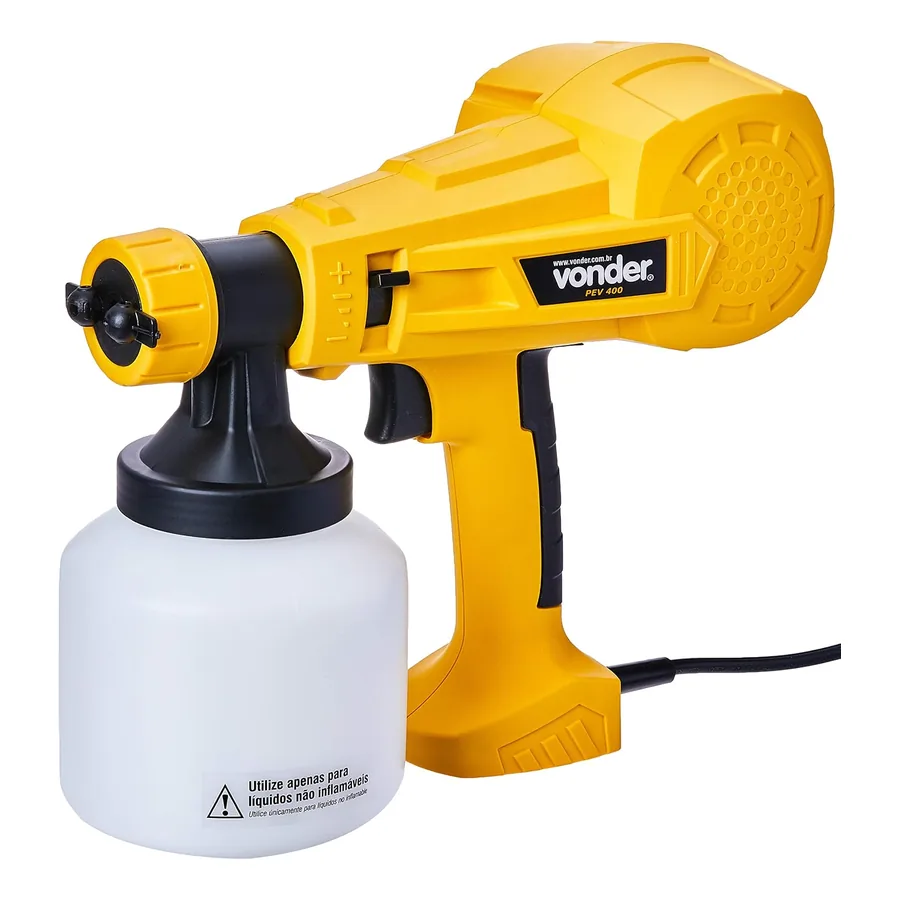 Pistola de Pintura WAP EPP400 em cor amarela