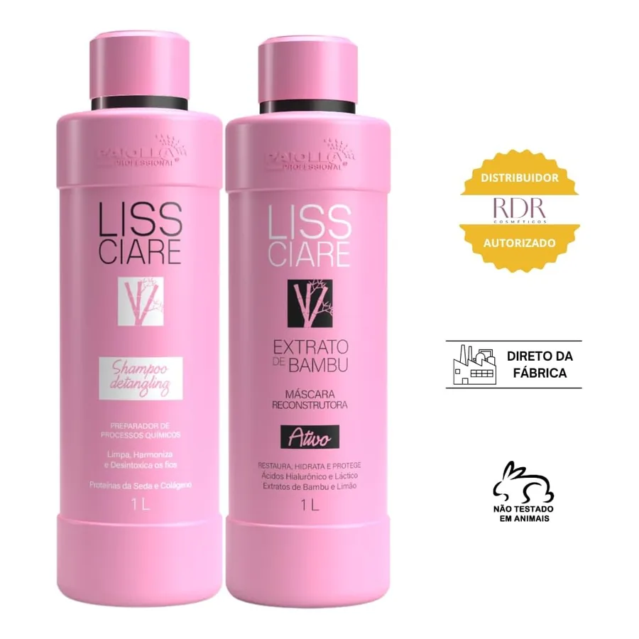 Progressiva sem formol Paiolla Professional Liss Ciare, imagem 3