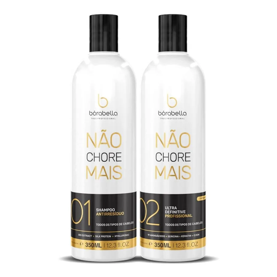 Kit Progressiva sem formol Borabella Não Chore Mais