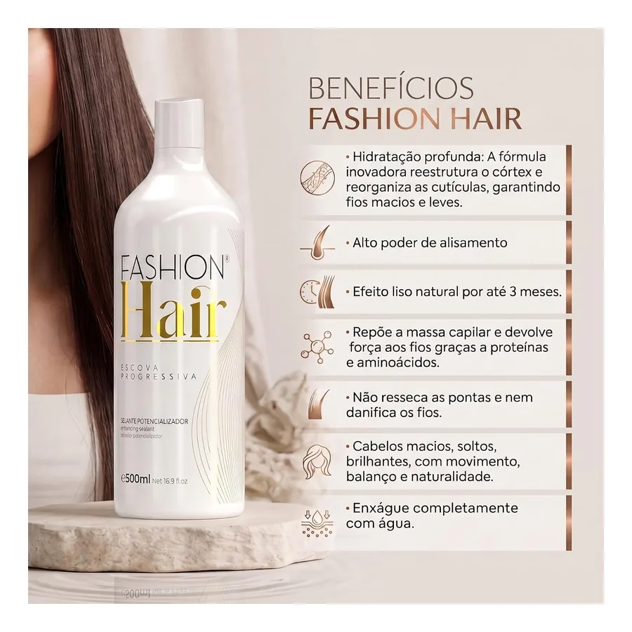Progressiva sem formol Kali Cosmetics Fashion Hair, imagem 4