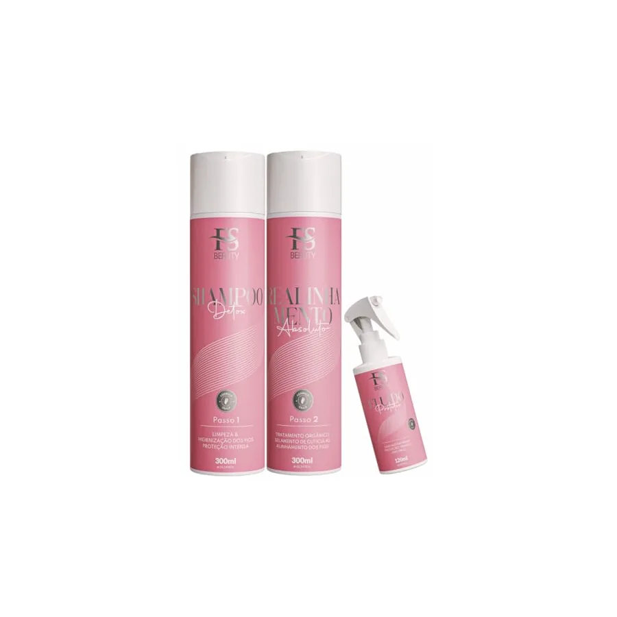 Frascos FS Beauty Progressiva e Fluido