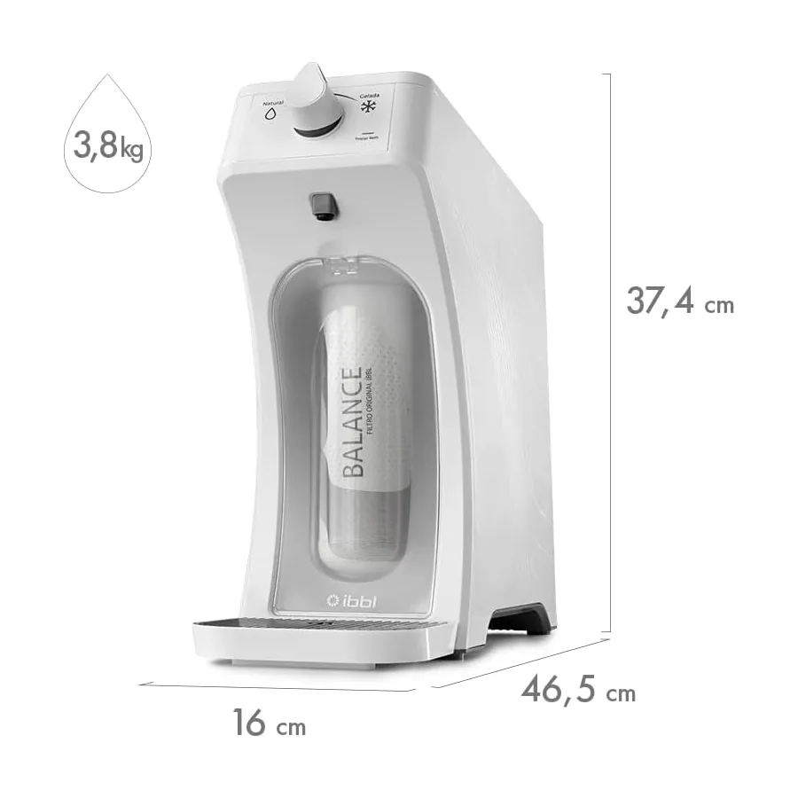 Purificador de Água Gelada IBBL E-Due Equilibrium, imagem 4