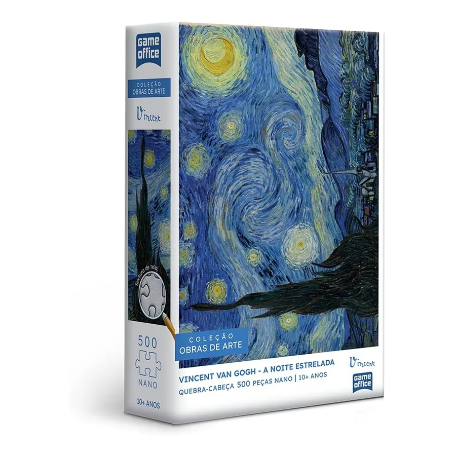 Quebra-cabeça Toyster A Noite Estrelada - imagem da obra de Van Gogh