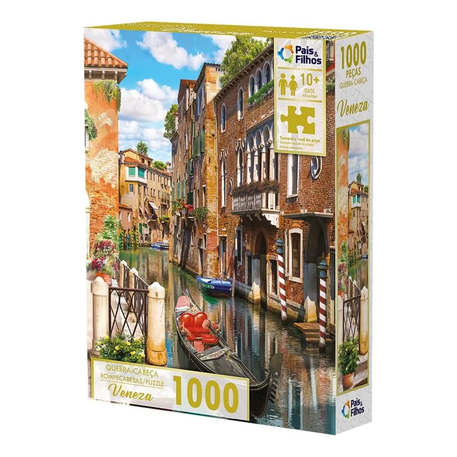 Quebra-cabeça Pais & Filhos Veneza - imagem da cidade de Veneza