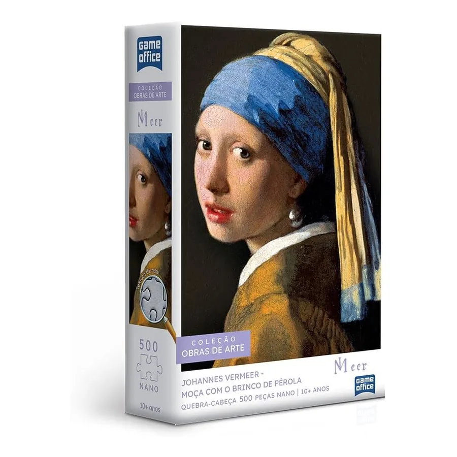 Quebra-cabeça Toyster Moça com Brinco de Pérola - Vermeer