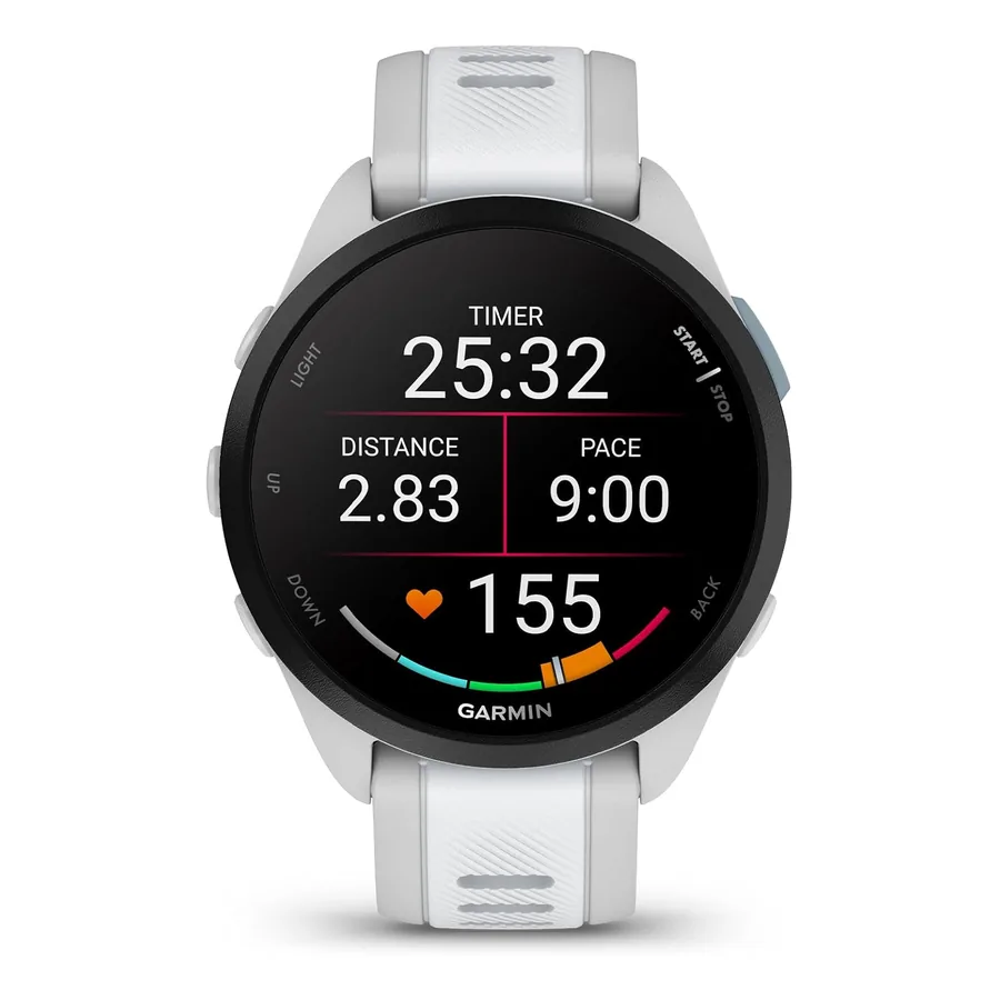 Tela AMOLED do Forerunner 165