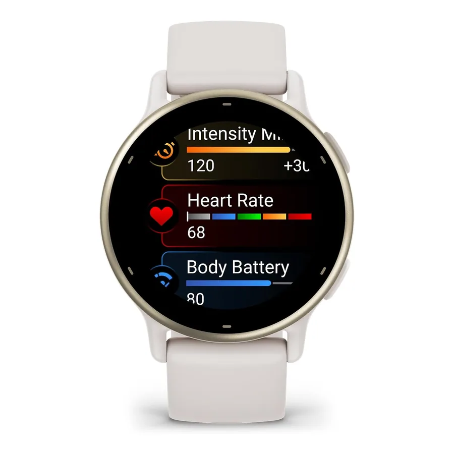 Detalhe lateral do Vivoactive 5
