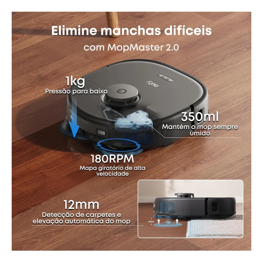 Robô Aspirador Eufy X10, imagem 4