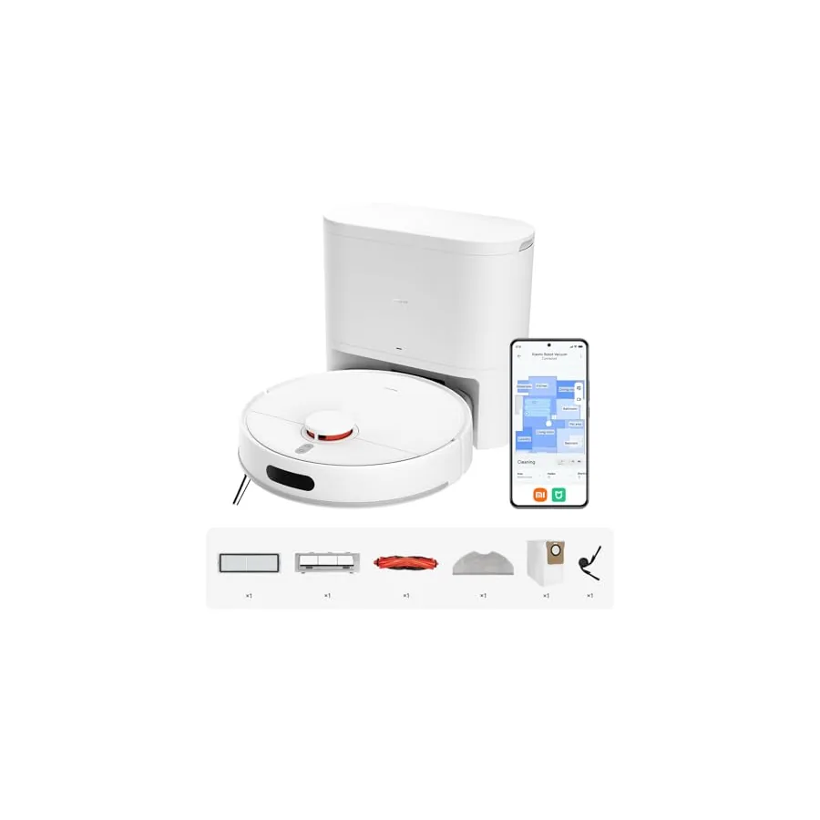 Robô Aspirador Xiaomi H40 com base de coleta