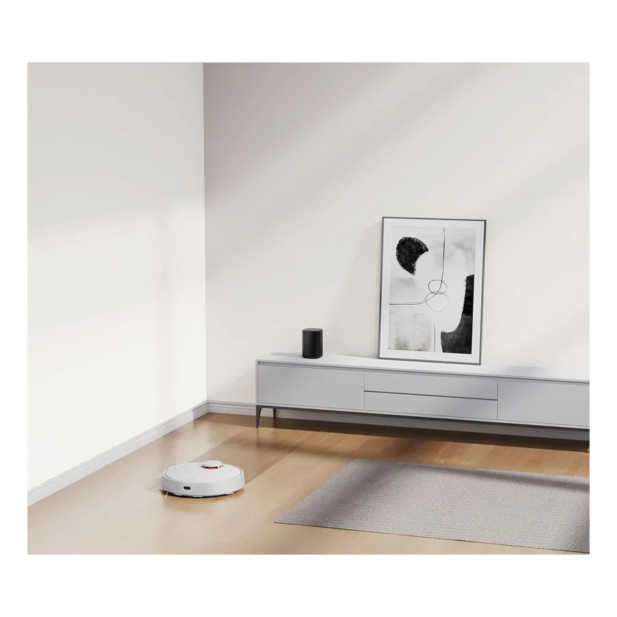 Robô aspirador S10 em piso de madeira