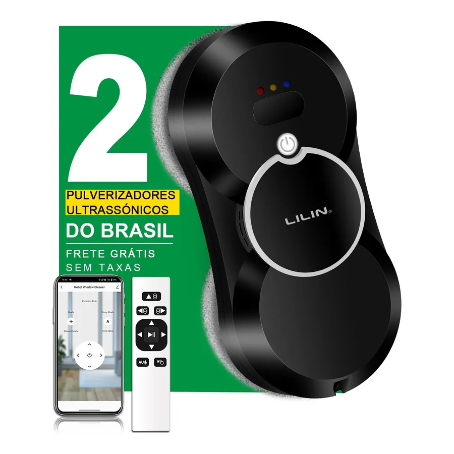 Robô Limpa Vidros Lilin HCR10
