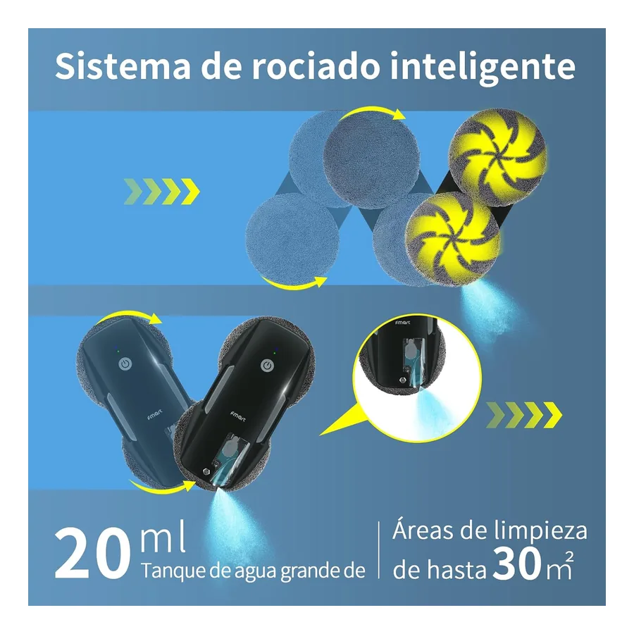 Robô Limpa Vidros Fmart T9 Pro, imagem 4