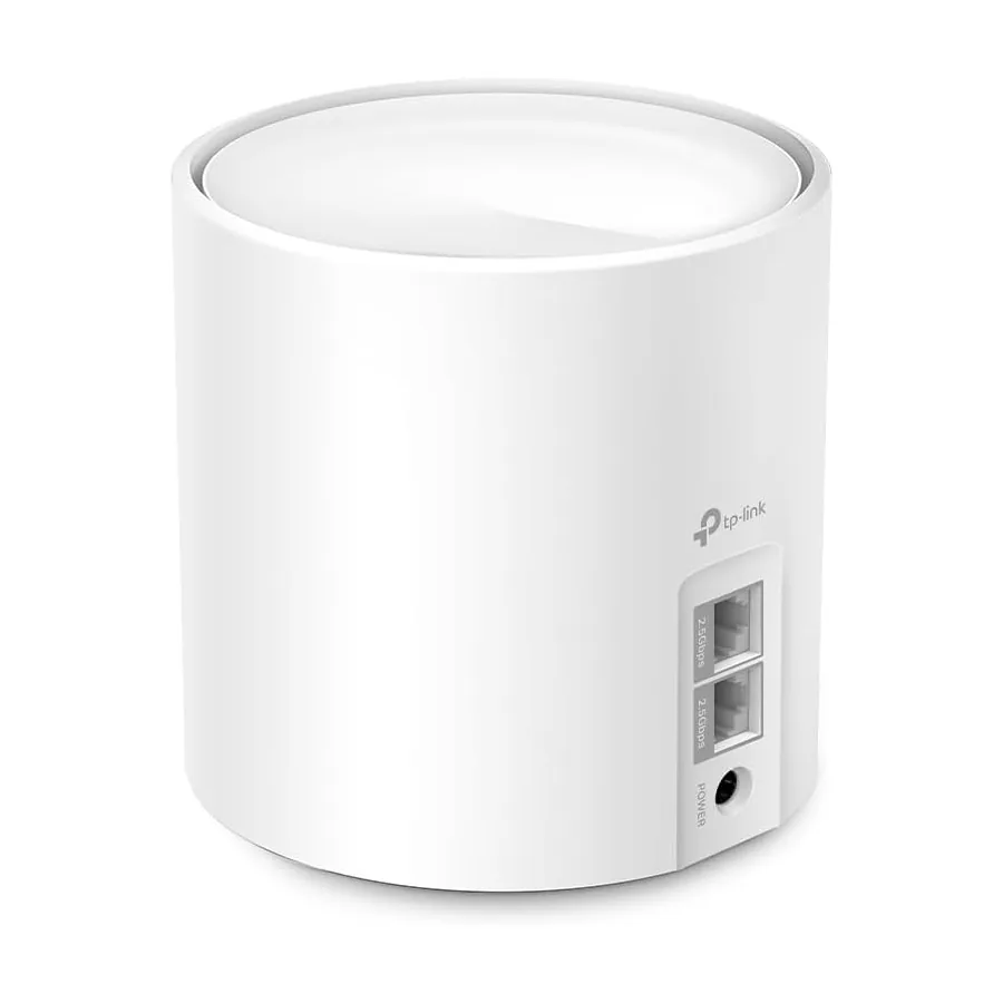 Detalhe das portas Gigabit do Deco X10
