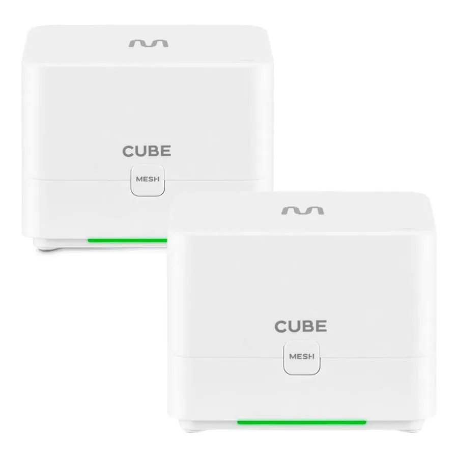 Roteador Cube Mesh RE168 em bancada