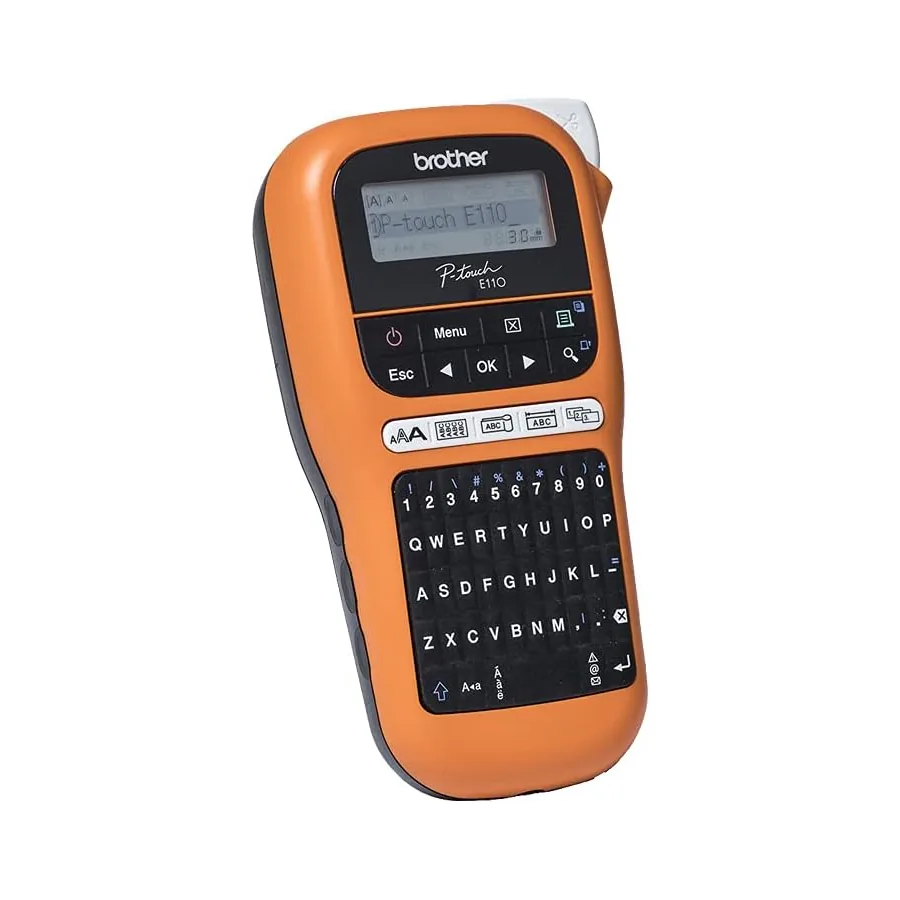 PT-E110 com fita TZe
