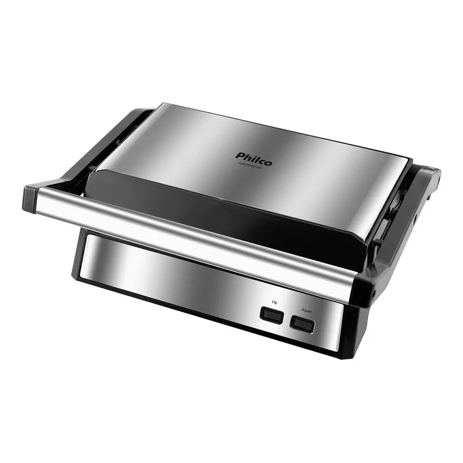 Sanduicheira Grill Philco PGR21PI inox com coletor