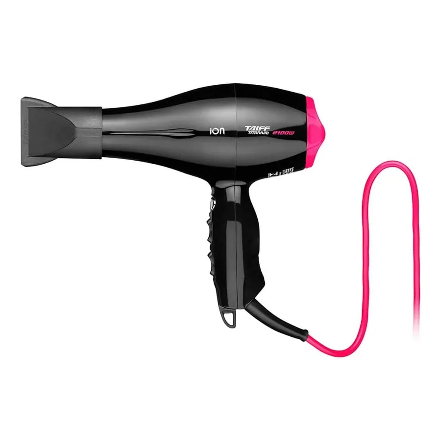 Secador Profissional Taiff Titanium Ion preto