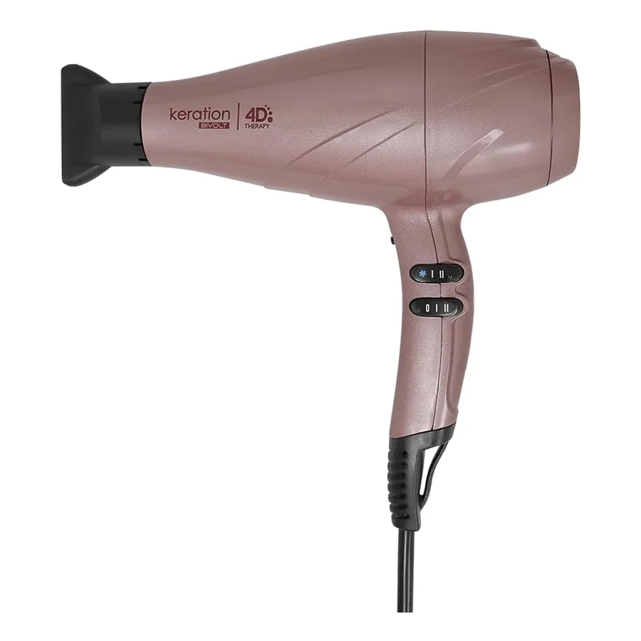 Secador Profissional GA.MA Italy Keration 4D rose preto