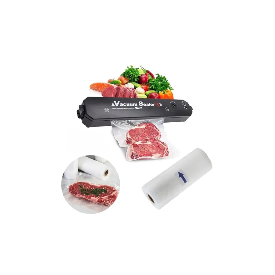 Seladora Vacuum Sealer com rolo de 15 cm x 5 m