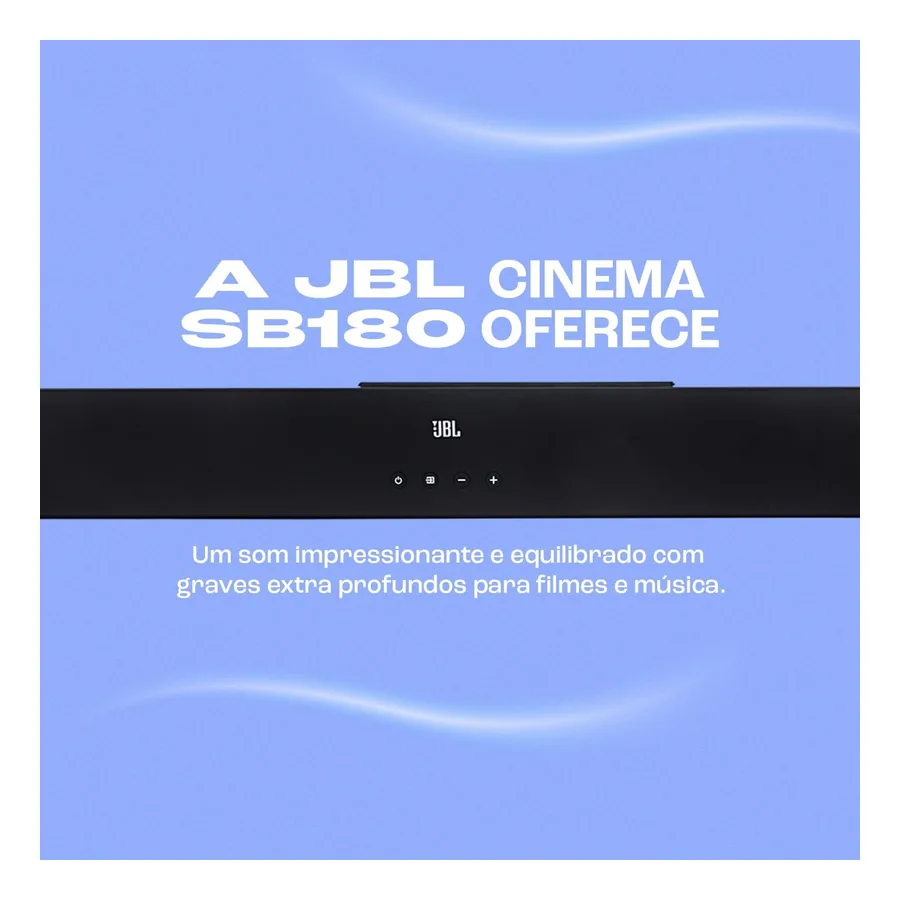 Soundbar JBL Bar SB180, imagem 4