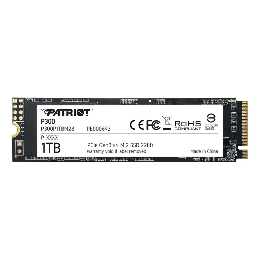 Patriot P300 1TB M.2 2280 preto