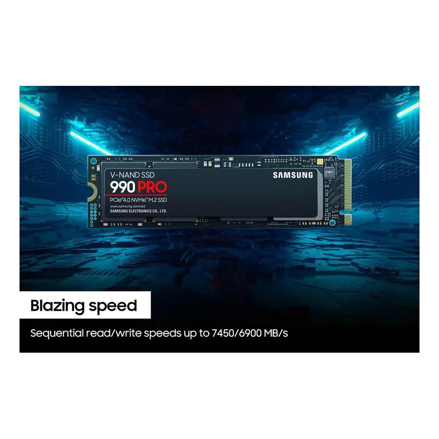 SSD 990 PRO instalado em placa mãe